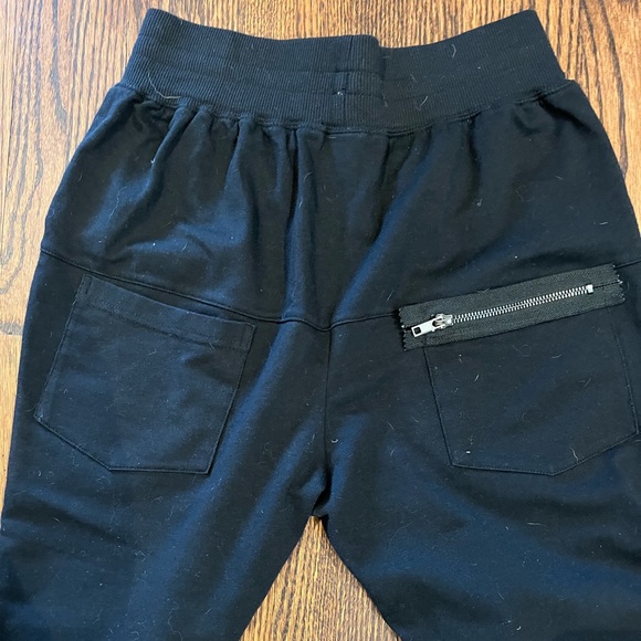 URBAN COOL BLACK DANCE/ATHLETIC PANTS WITH ZIPPERS - Picture 5 of 8